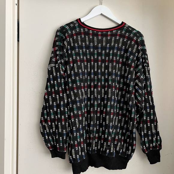 Vintage Geometric Print Sweater - Picture 3 of 5